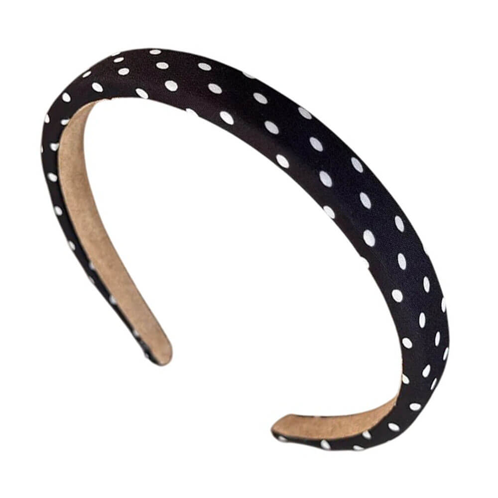 black and white preppy style headband boogzel clothing