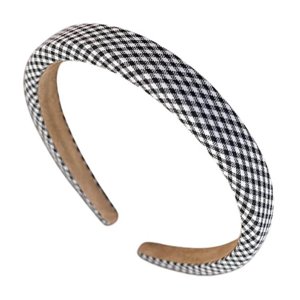 black and white preppy style headband boogzel clothing