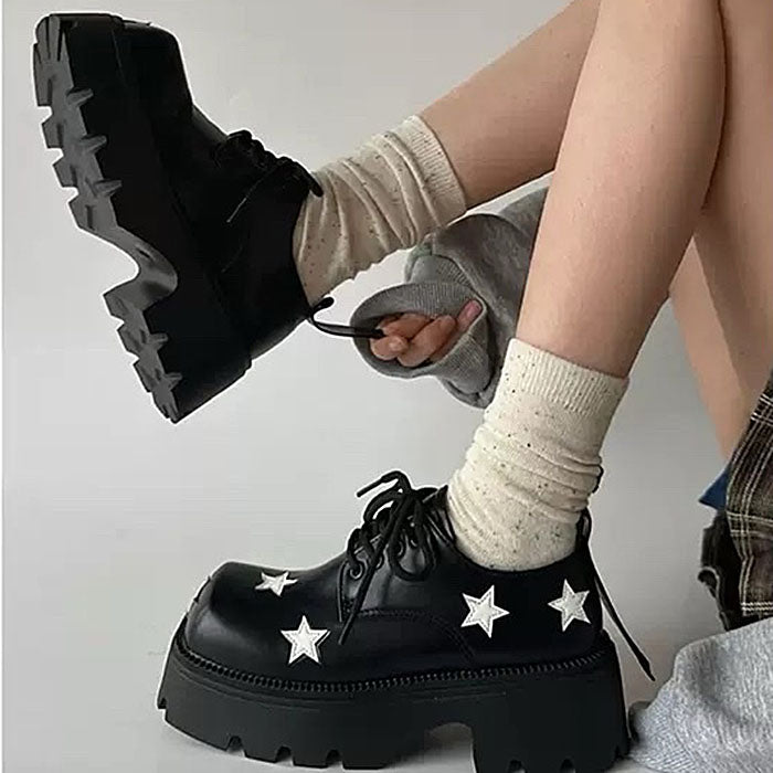 black star platform boots boogzel clothing