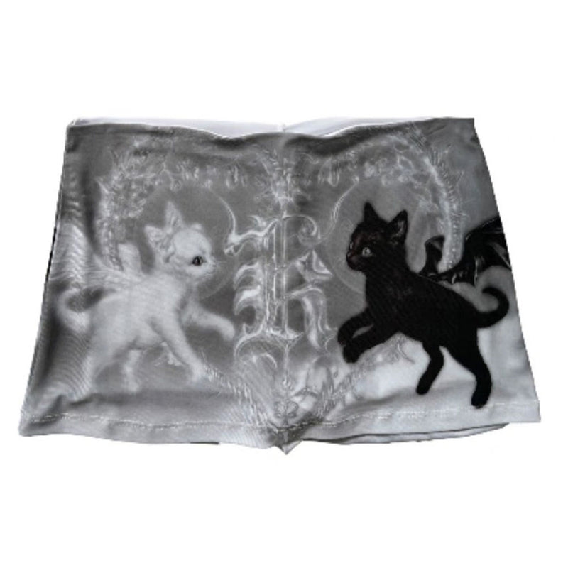 black cat mini skirt boogzel clothing