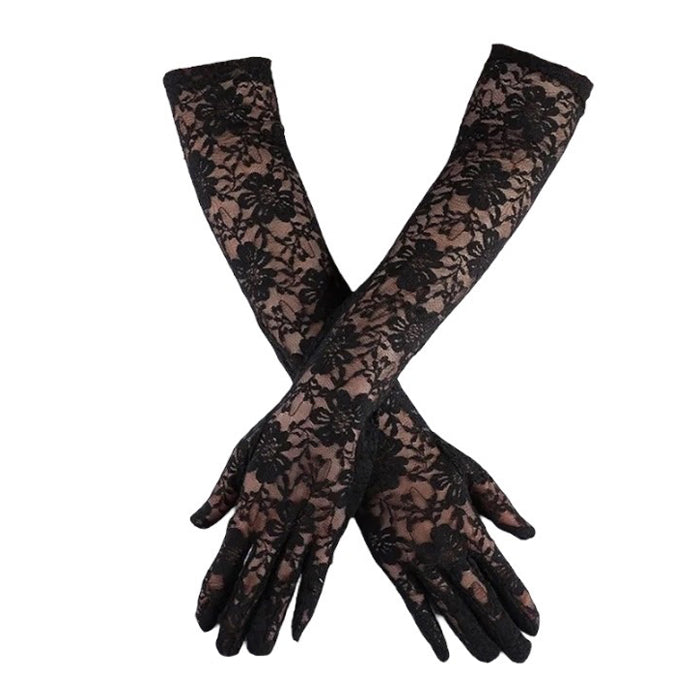 black lace gloves boogzel clothing