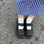 black platfrom mary janes boogzel clothing