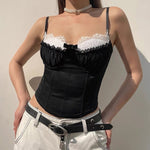 black corset top boogzel clothing