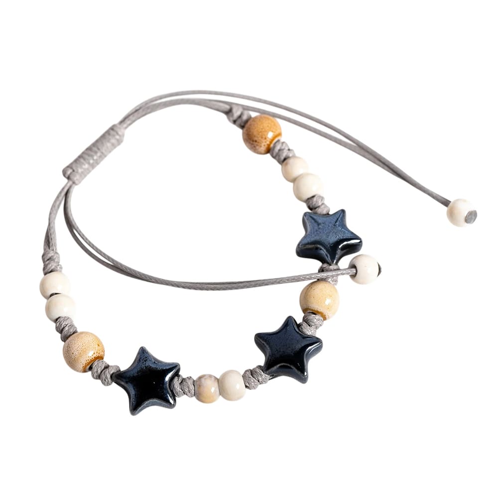 black star beaded bracelet boogzel clothing