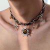 black star charm choker boogzel clothing