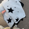 black white star pattern scarf boogzel clothing