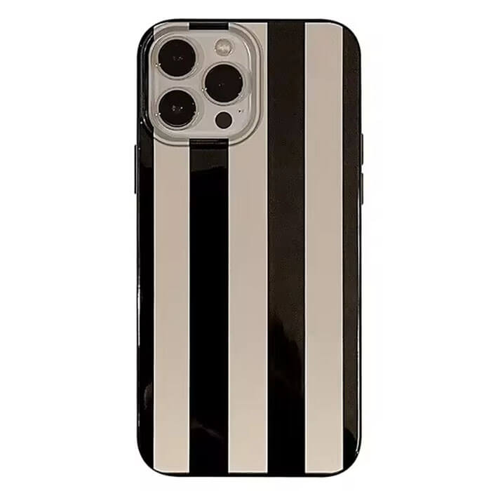 black white striped iphone case boogzel clothing