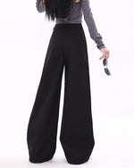 black wide leg pants boogzel clothing