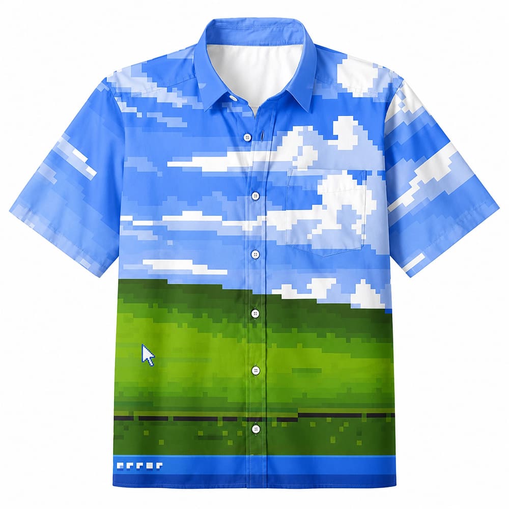 bliss desktop hawaiian shirt boogzel clothing