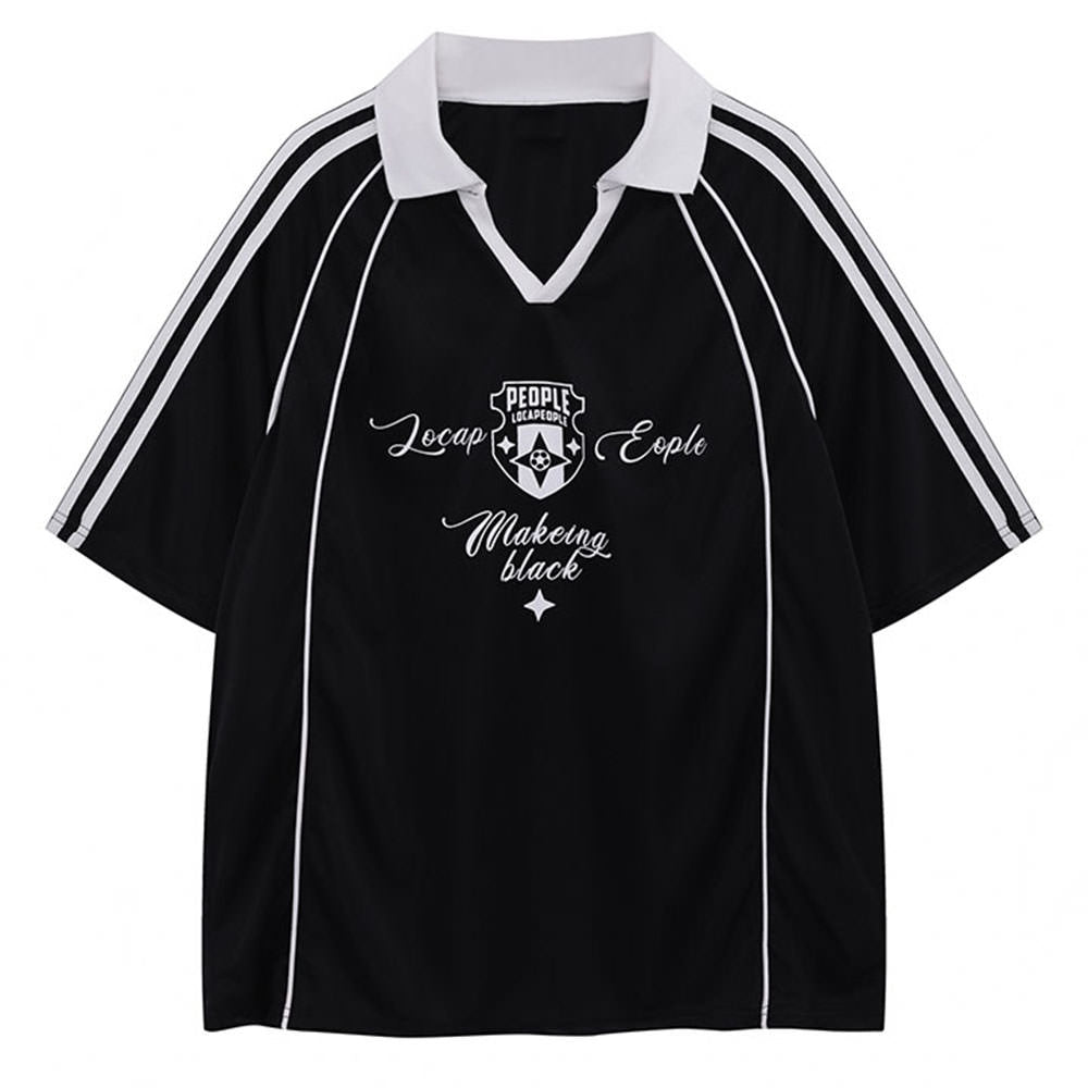 blokette style jersey polo shirt boogzel clothing