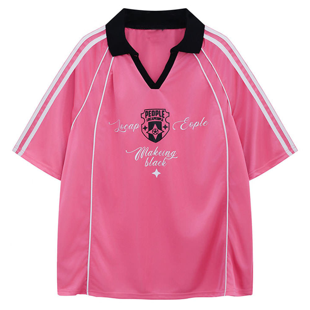 blokette style jersey polo shirt boogzel clothing