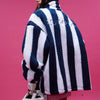 blokette stripe fleece jacket boogzel clothing