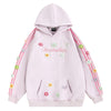 Blokette Aesthetic Floral Embroidery Hoodie