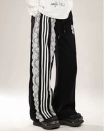 blokette aesthetic striped pants boogzel clothing