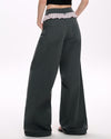 blokette aesthetic wide leg trousers boogzel clothing