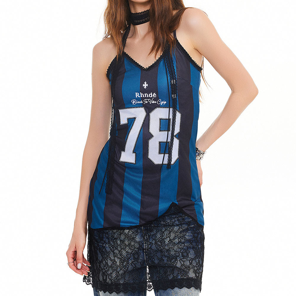 blokette core 78 lace trim dress boogzel clothing