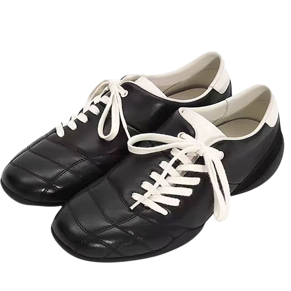 blokette girl contrast bowling sneakers boogzel clothing