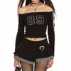 blokette jersey style 89 rhinestone top boogzel clothing