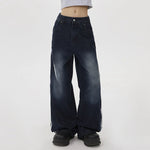 blokette side stripe wide leg jeans boogzel clothing