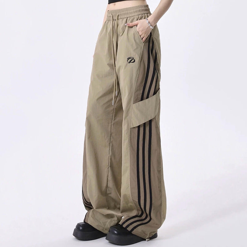 blokette style cargo stripe pants boogzel clothing