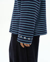 blue striped long sleeve t-shirt boogzel clothing