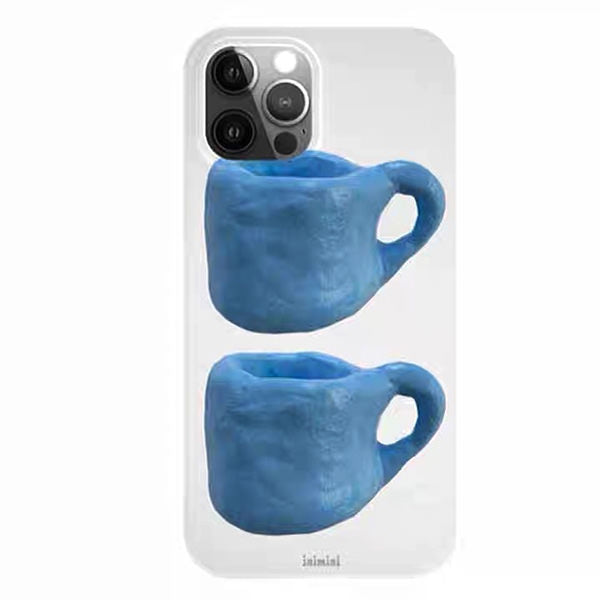 blue mugs iphone case boogzel clothing