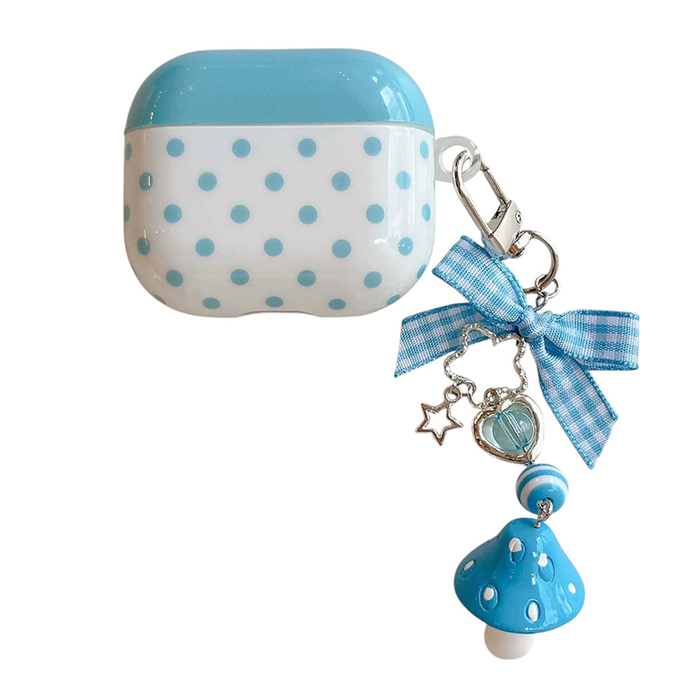 blue mushroom airpods case boogzel clothing