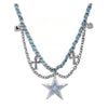 blue star choker necklace boogzel clothing