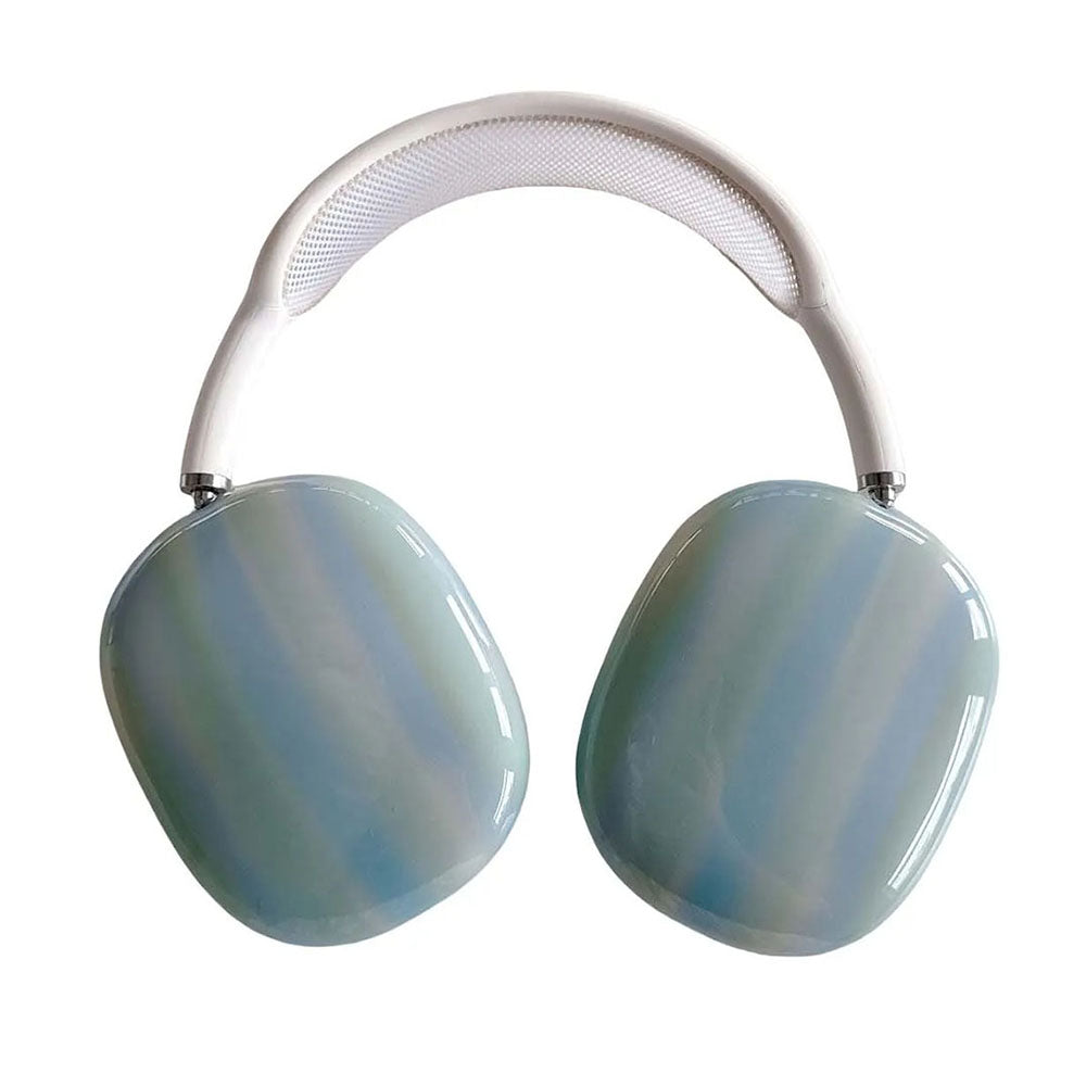 blue stripe airpods max case boogzel clothing