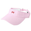 bow embroidery tennis visor boogzel clothing
