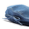 bow denim beret hat boogzel clothing