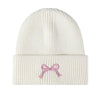 bow embroidery beanie hat boogzel clothing