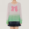 bowknot gradient knit pullover boogzel clothing