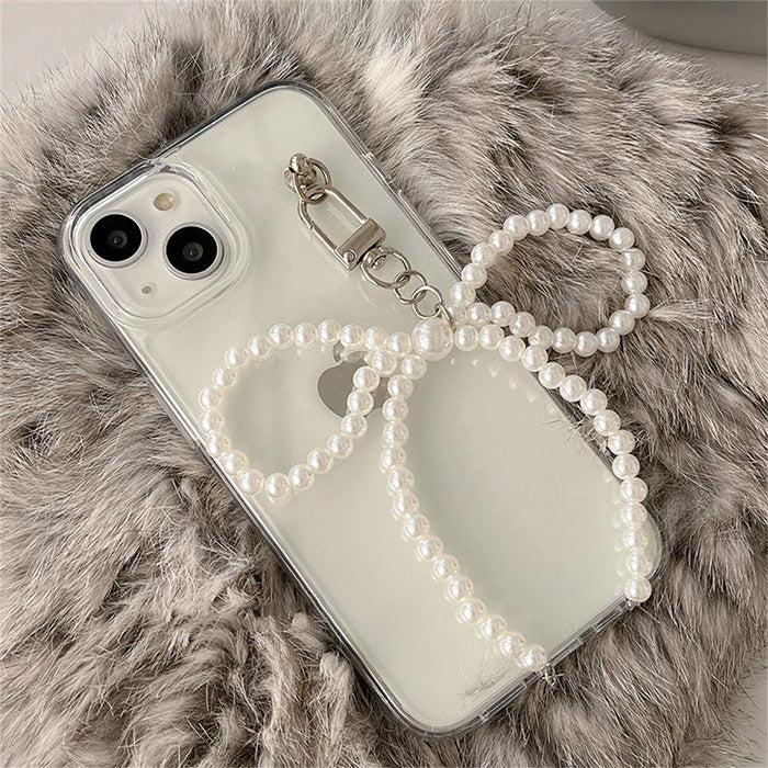 bowknot pearl iphone case boogzel clothing