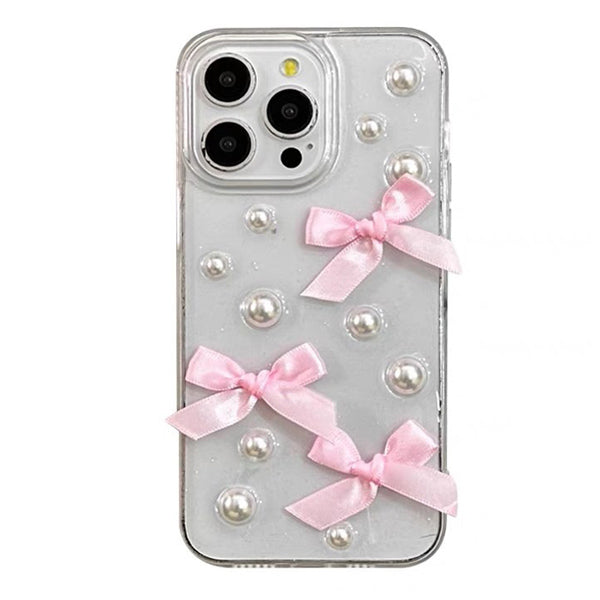bows pearl iphone case boogzel clothing