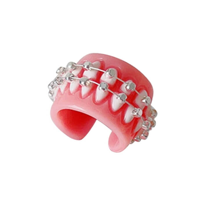 braces teeth ring boogzel clothing