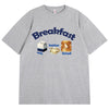 breakfast aesthetic graphic t-shirt boogzel clothing