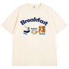 breakfast aesthetic graphic t-shirt boogzel clothing