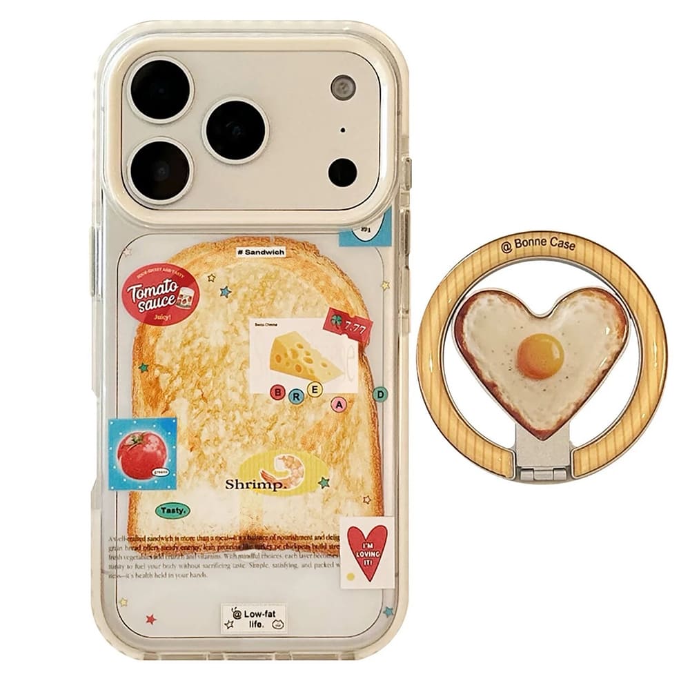 breakfast toast iphone case boogzel clothing