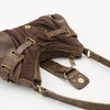 brown buckle strap shoulder bag boogzel clothing