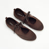 brown flat ballet shoes boogzel clothing