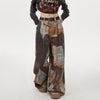 brown wide leg baggy pants boogzel clothing