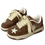 brown star sneakers boogzel clothing