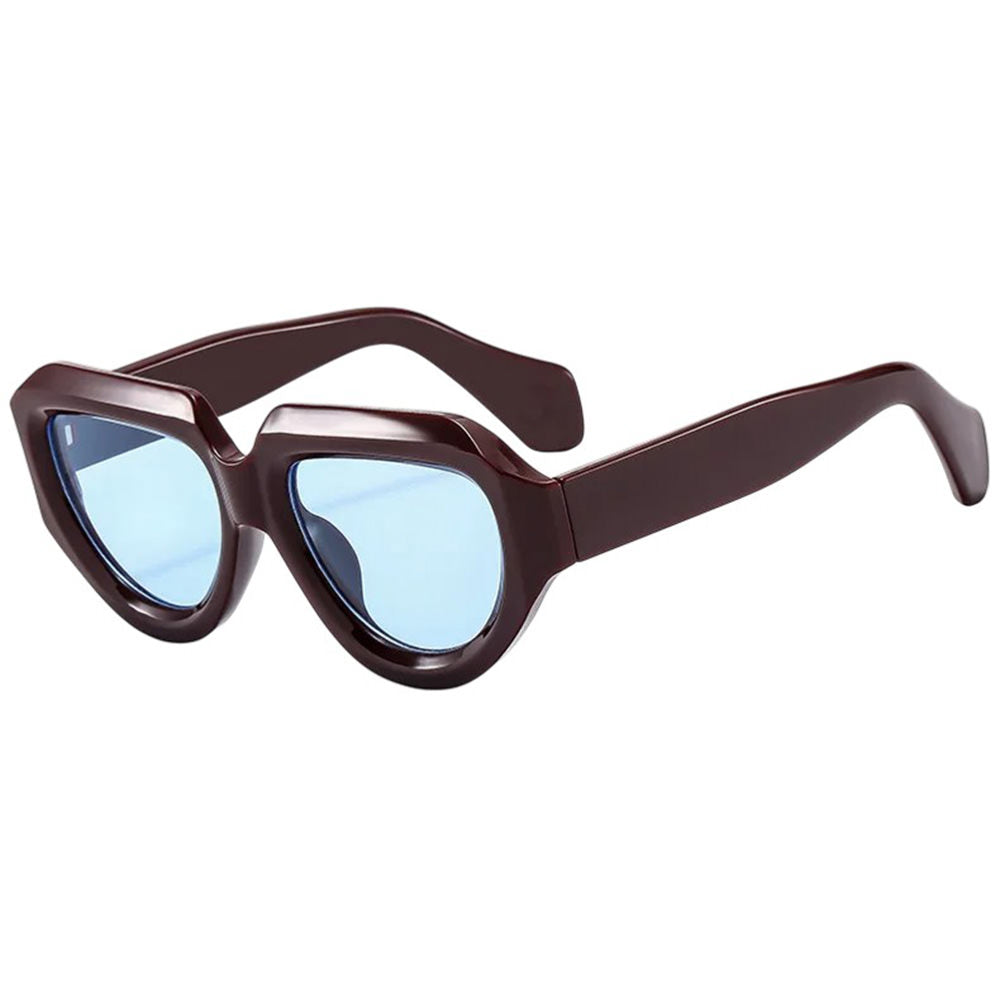 brown cat eye sunglasses boogzel clothing
