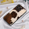 brown cow print iphone case boogzel clothing