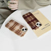 brown plaid iphone case boogzel clothing