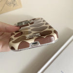 brown heart iphone case boogzel clothing