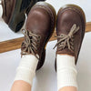 brown platform oxford boots boogzel clothing