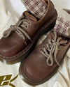 brown platform oxford boots boogzel clothing