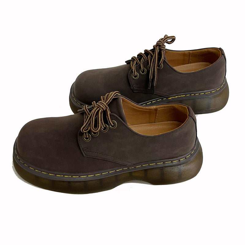 brown platform oxford boots boogzel clothing